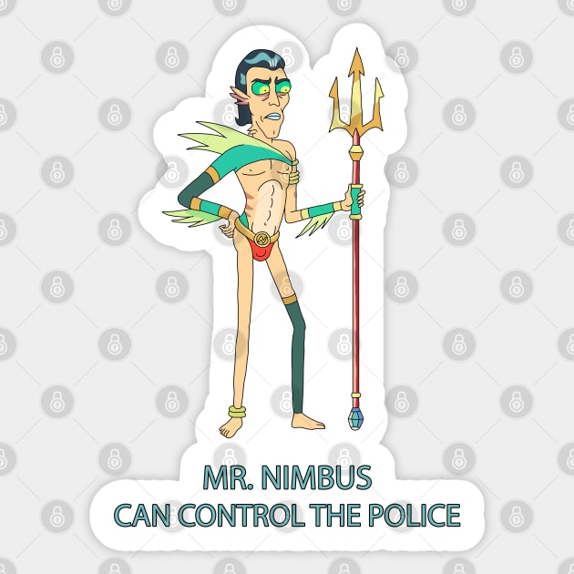 Mr. Nimbus Sticker by valentinahramov